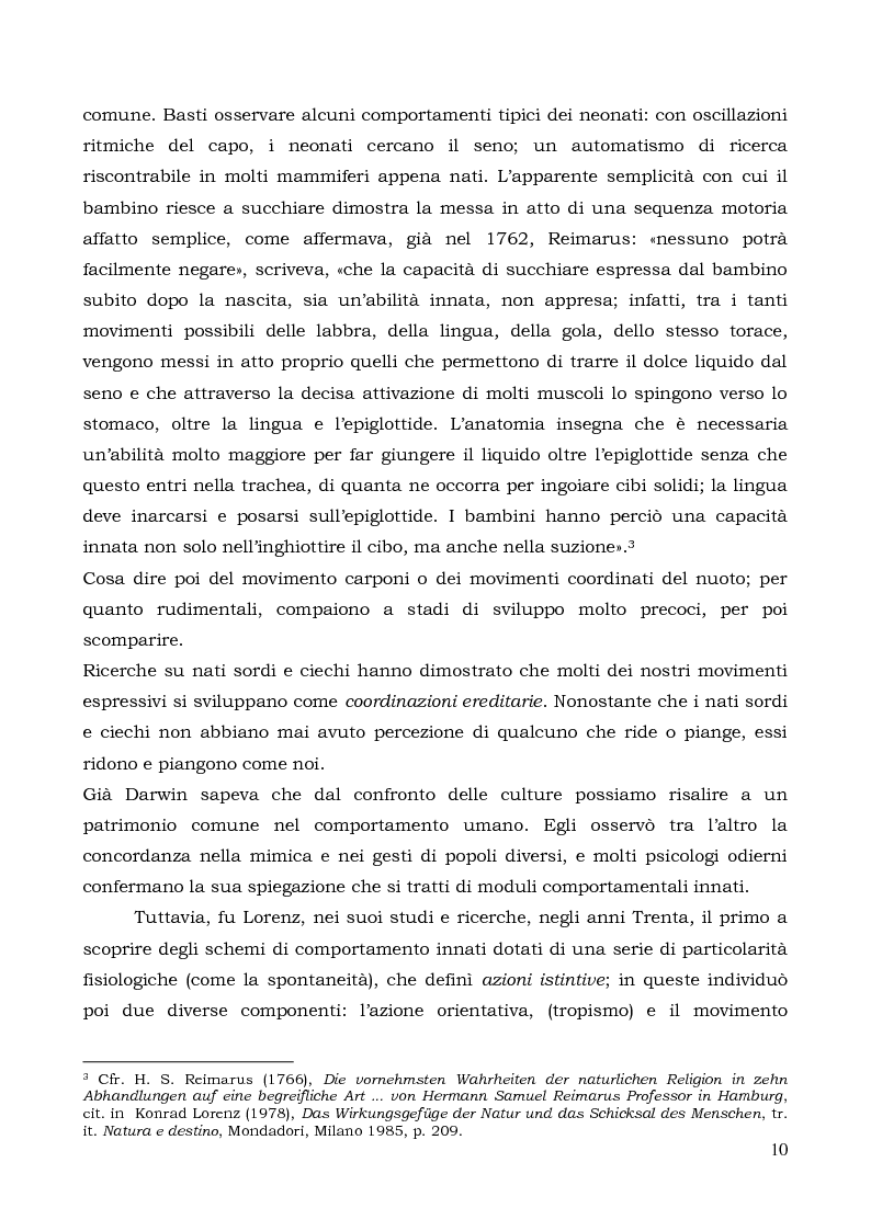 Anteprima della tesi: Il comportamento individuale tra normalità e patologia. L'agire sociale come oggetto di studio complesso., Pagina 8
