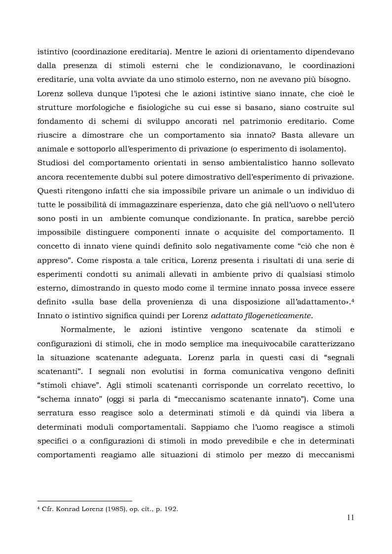 Anteprima della tesi: Il comportamento individuale tra normalità e patologia. L'agire sociale come oggetto di studio complesso., Pagina 9