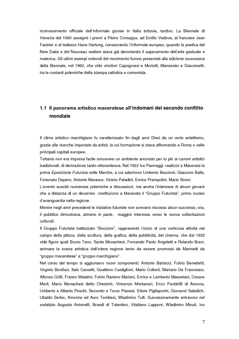 Anteprima della tesi: Il Premio Scipione tra continuità e fratture. Cinque edizioni in cinquant'anni., Pagina 7