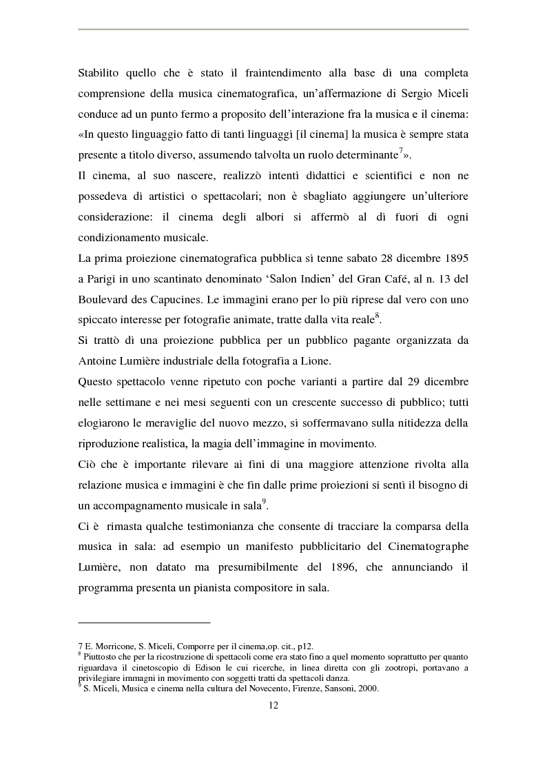 Anteprima della tesi: La musica di Ennio Morricone nel cinema di Elio Petri: intertestualità in 'Indagine su un cittadino al di sopra di ogni sospetto', Pagina 9