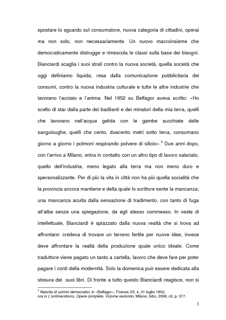 Anteprima della tesi: Luciano Bianciardi: lo sguardo, la malinconia, l'insofferenza, Pagina 3