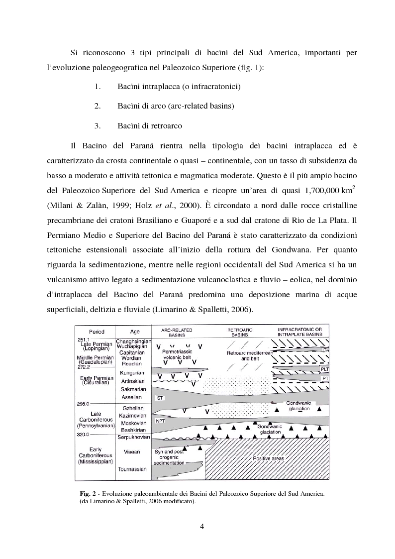 Anteprima della tesi: Analisi di rettili con adattamenti acquatici del Paleozoico Superiore del Brasile, Pagina 4