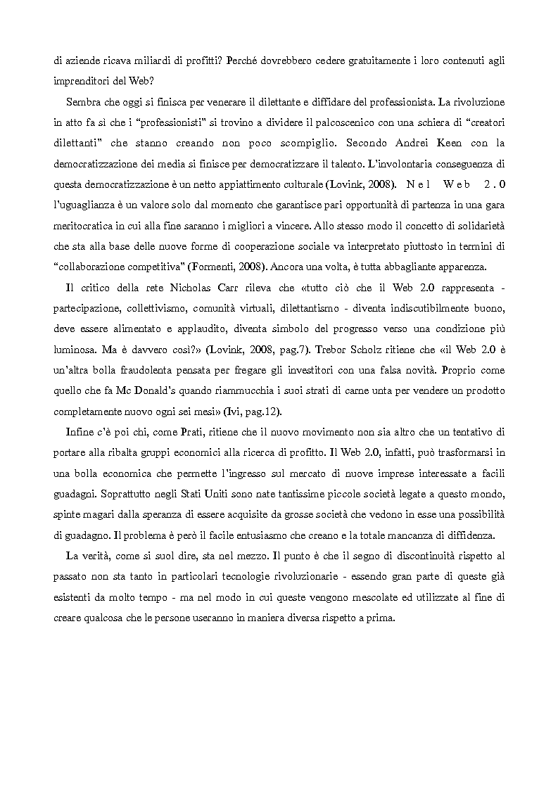 Anteprima della tesi: Il consumatore creativo: viaggio nell'advertising 2.0 di Zooppa, Pagina 5