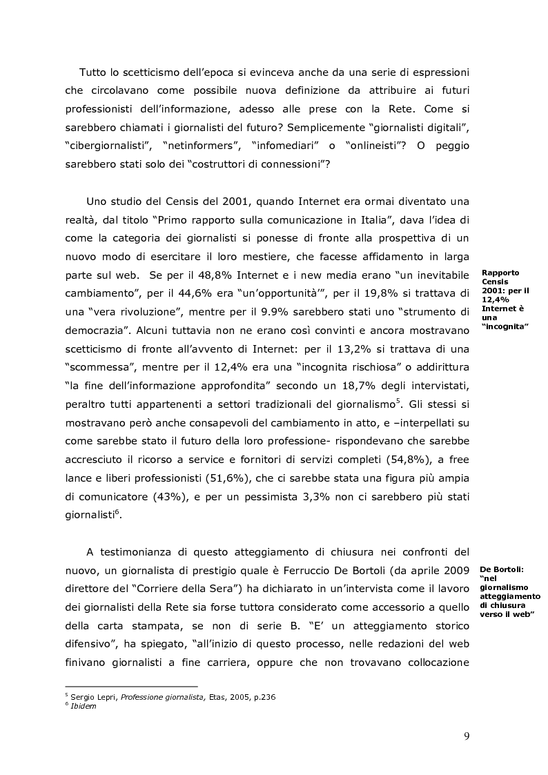 Anteprima della tesi: La crisi della carta stampata e i possibili sbocchi futuri, Pagina 6