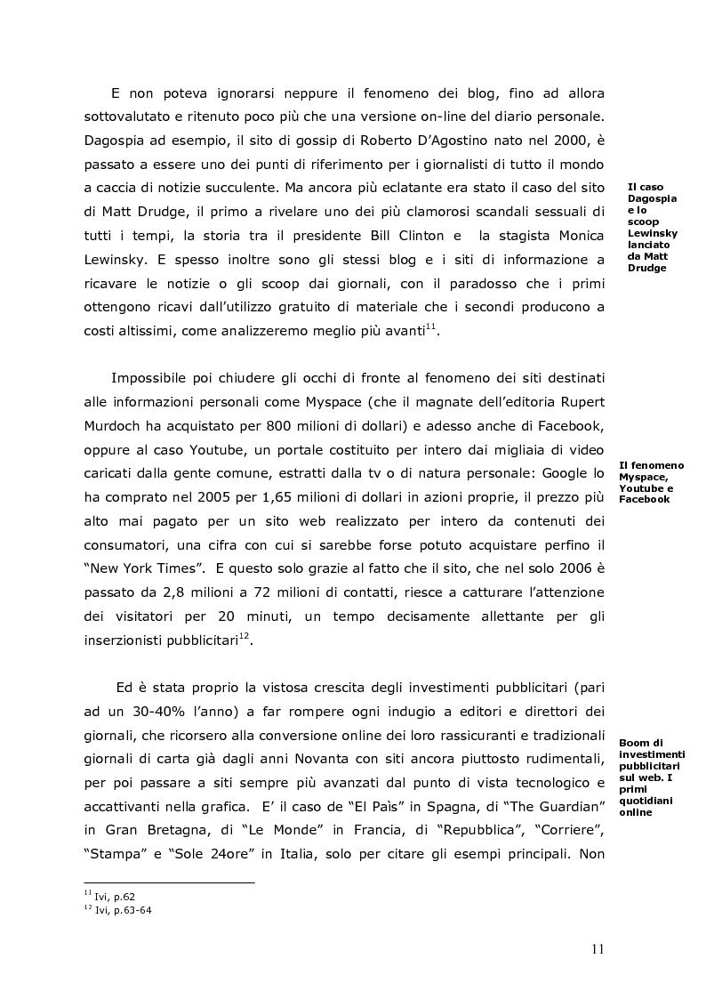 Anteprima della tesi: La crisi della carta stampata e i possibili sbocchi futuri, Pagina 8