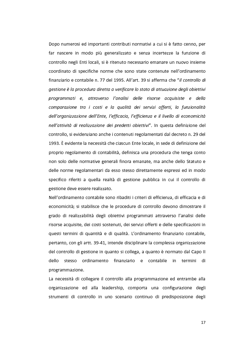 Anteprima della tesi: La Balanced Scorecard negli enti locali, Pagina 12