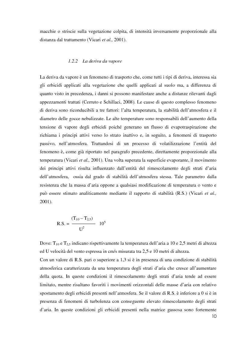 Anteprima della tesi: Comportamento ambientale dei diserbanti utilizzati in risaia, Pagina 10