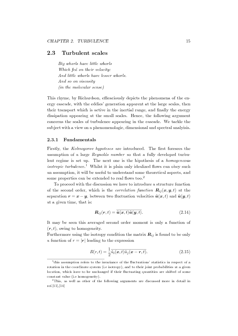 Anteprima della tesi: Direct Numerical Simulation of a turbulent premixed bunsen flame:Fractal Analysis of the flame front, Pagina 10