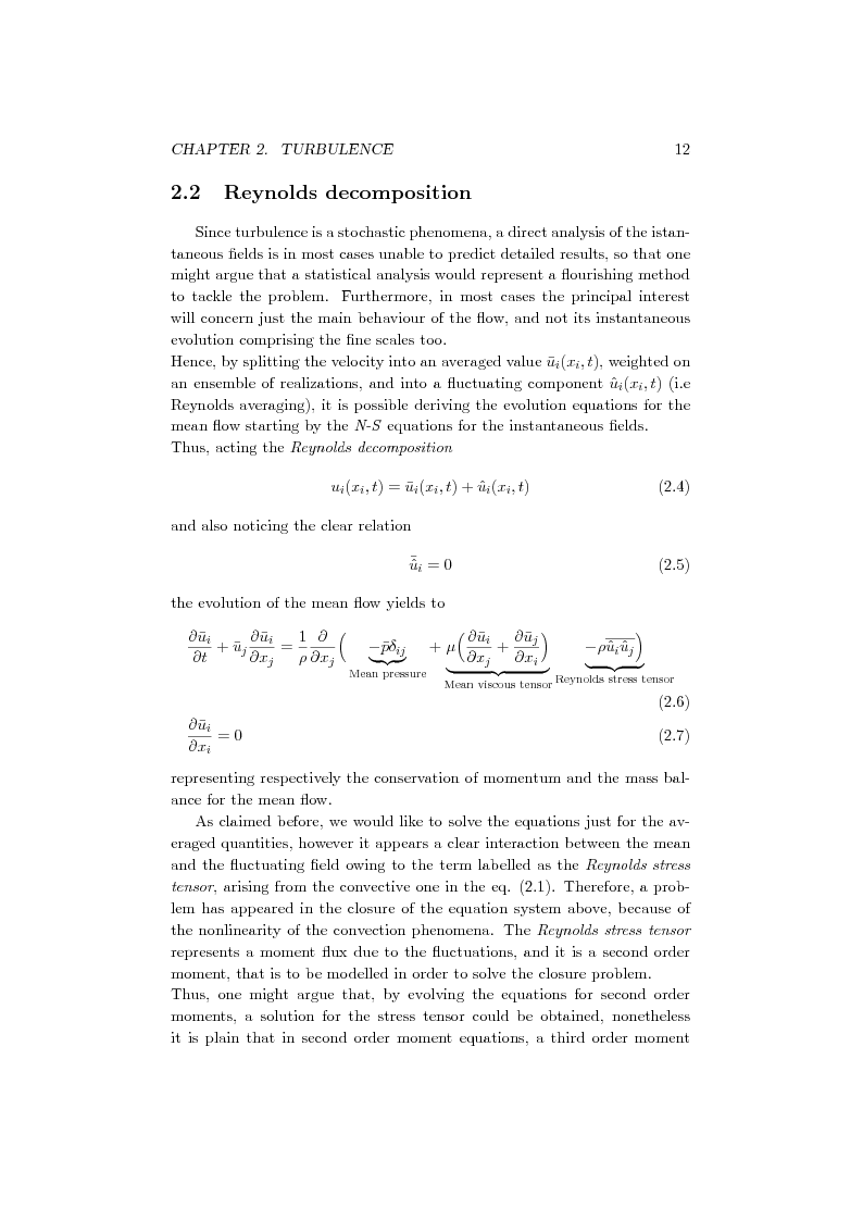 Anteprima della tesi: Direct Numerical Simulation of a turbulent premixed bunsen flame:Fractal Analysis of the flame front, Pagina 7