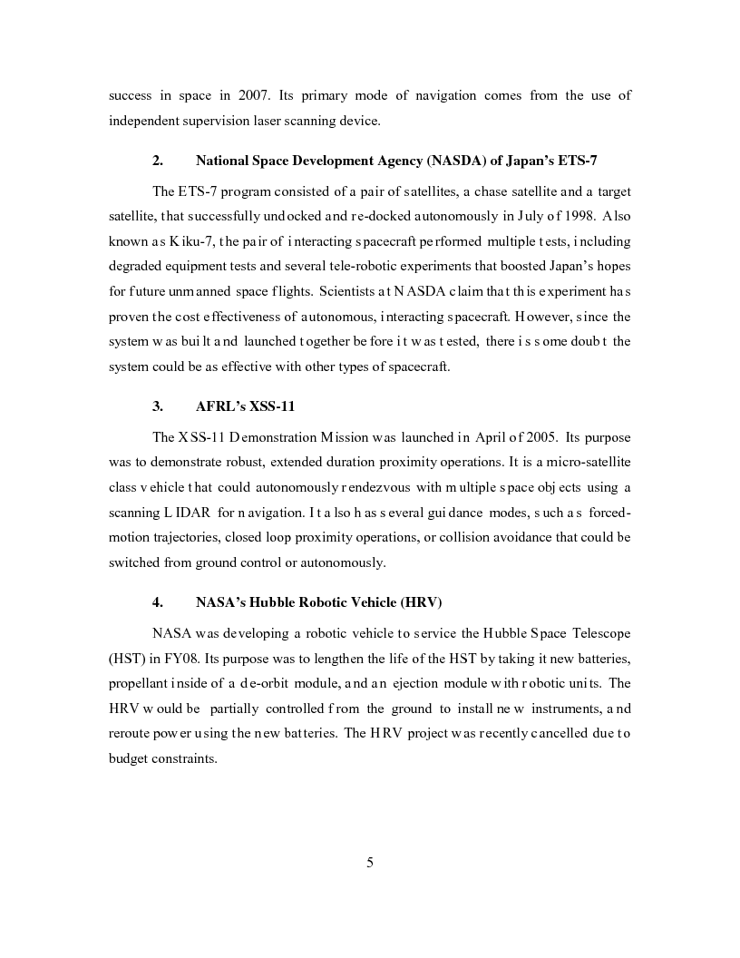 Anteprima della tesi: Relative Navigation of Multiple Spacecraft during Proximity Maneuvers, Pagina 3