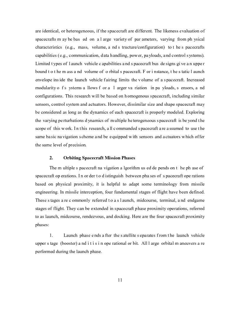 Anteprima della tesi: Relative Navigation of Multiple Spacecraft during Proximity Maneuvers, Pagina 9