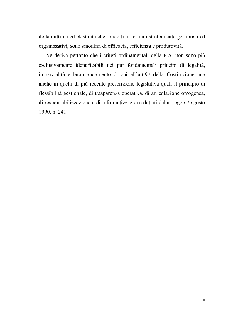 Anteprima della tesi: Cultura organizzativa e gestione delle risorse umane nello scenario evolutivo della pubblica amministrazione, Pagina 2
