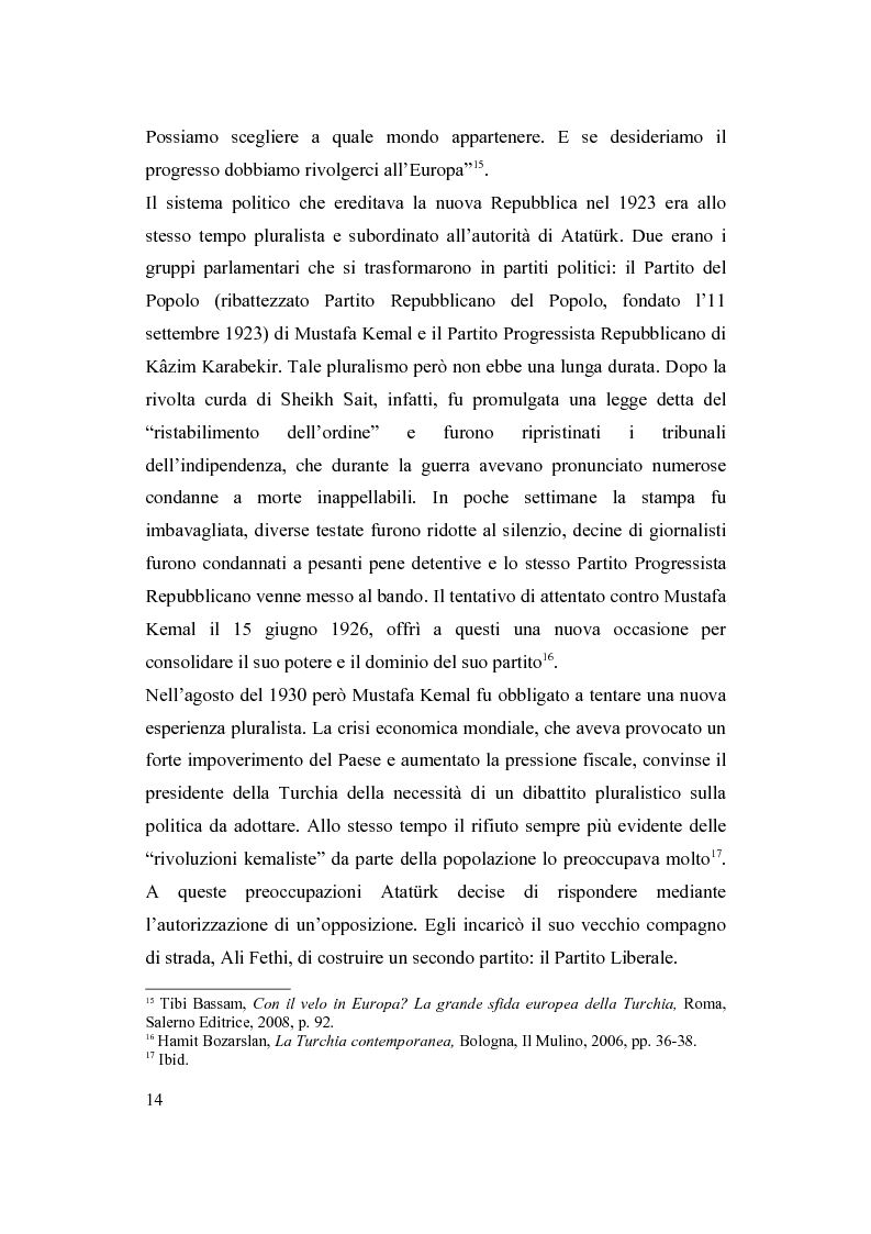 Anteprima della tesi: La Turchia e l'Europa, Pagina 8