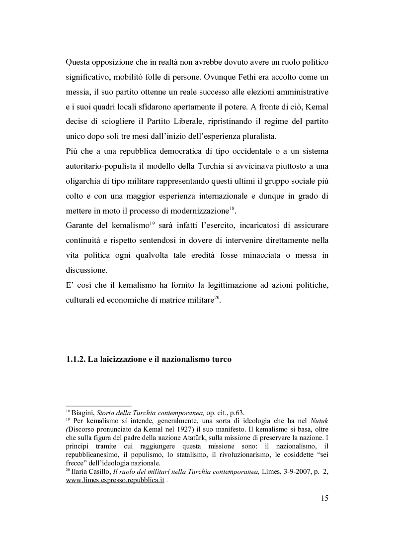 Anteprima della tesi: La Turchia e l'Europa, Pagina 9