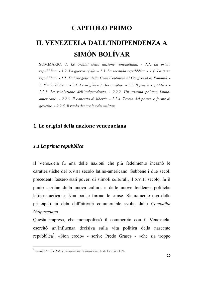 Anteprima della tesi: Analisi del discorso politico e dell'uso della cortesia e della scortesia nel discorso politico di Hugo Chavez Frias, Pagina 4