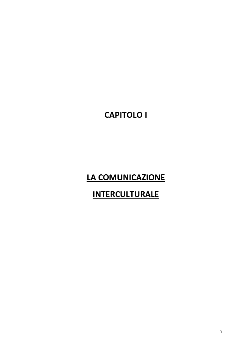 Anteprima della tesi: La comunicazione interculturale, Pagina 3