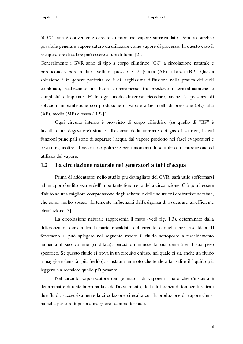 Anteprima della tesi: Strategie di controllo dei generatori di vapore in impianti a recupero, Pagina 6