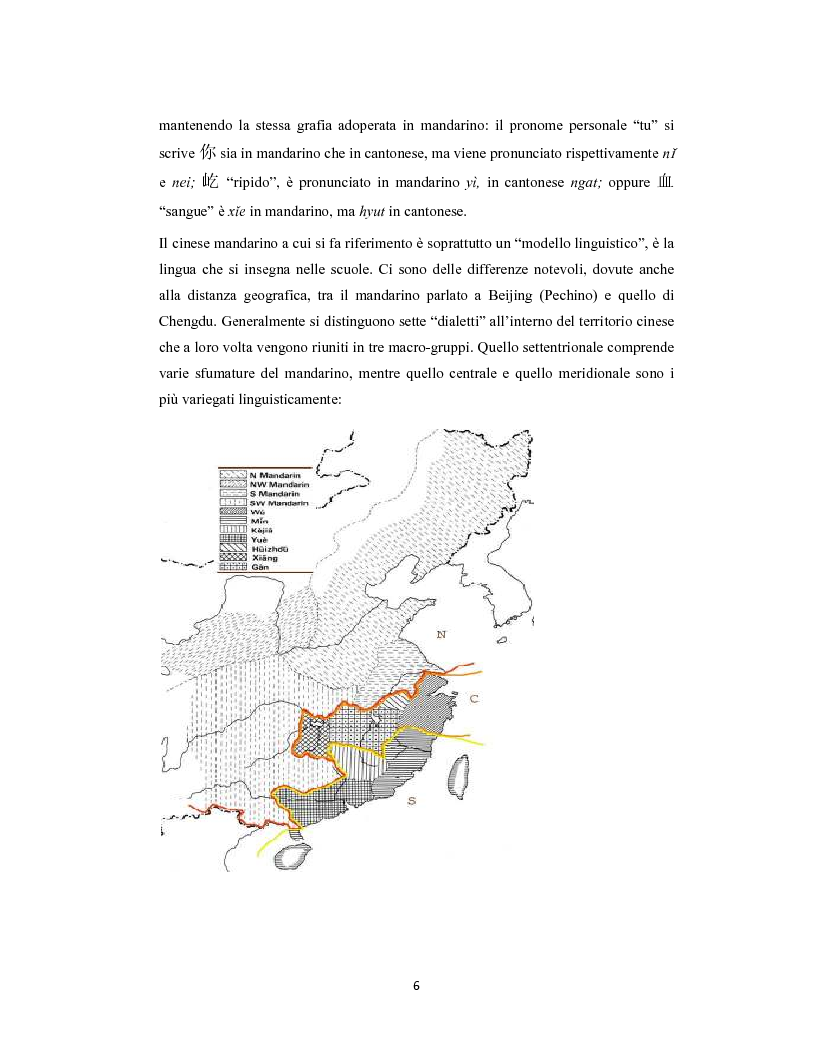 Anteprima della tesi: Le parti del discorso in cinese: analisi di alcuni aspetti, Pagina 4