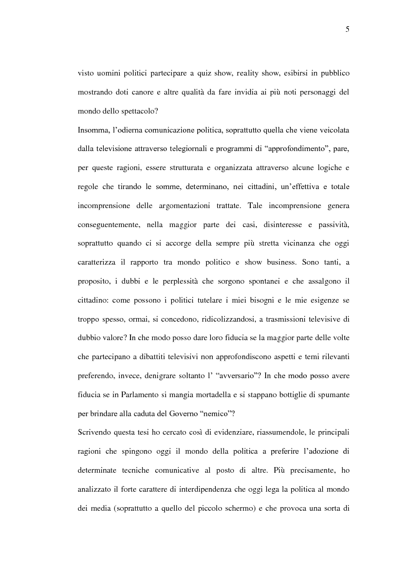 Anteprima della tesi: La comunicazione politica tra old e new media. Un caso di studio: Antonio Di Pietro online., Pagina 2