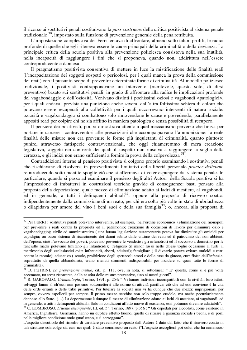 Anteprima della tesi: Le misure di prevenzione: microsistema giuridico penale connotato da perenne emergenza, Pagina 10