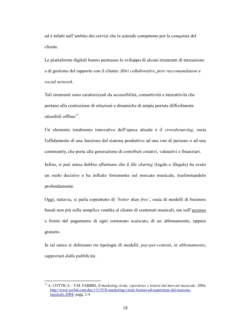 Anteprima della tesi: L'impatto delle nuove tecnologie sul mercato musicale: un confronto tra settore live e discografia, Pagina 8