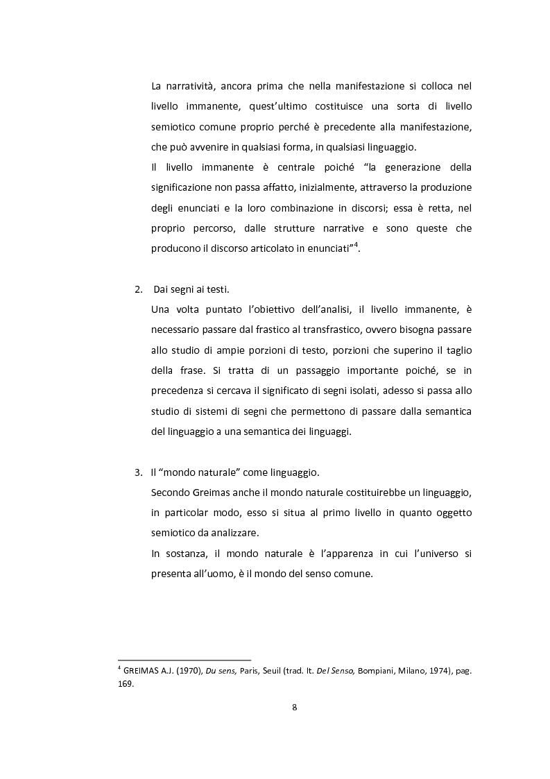 Anteprima della tesi: Semiotica a quattro ruote. Spazialità e valorizzazioni negli spot delle automobili., Pagina 6