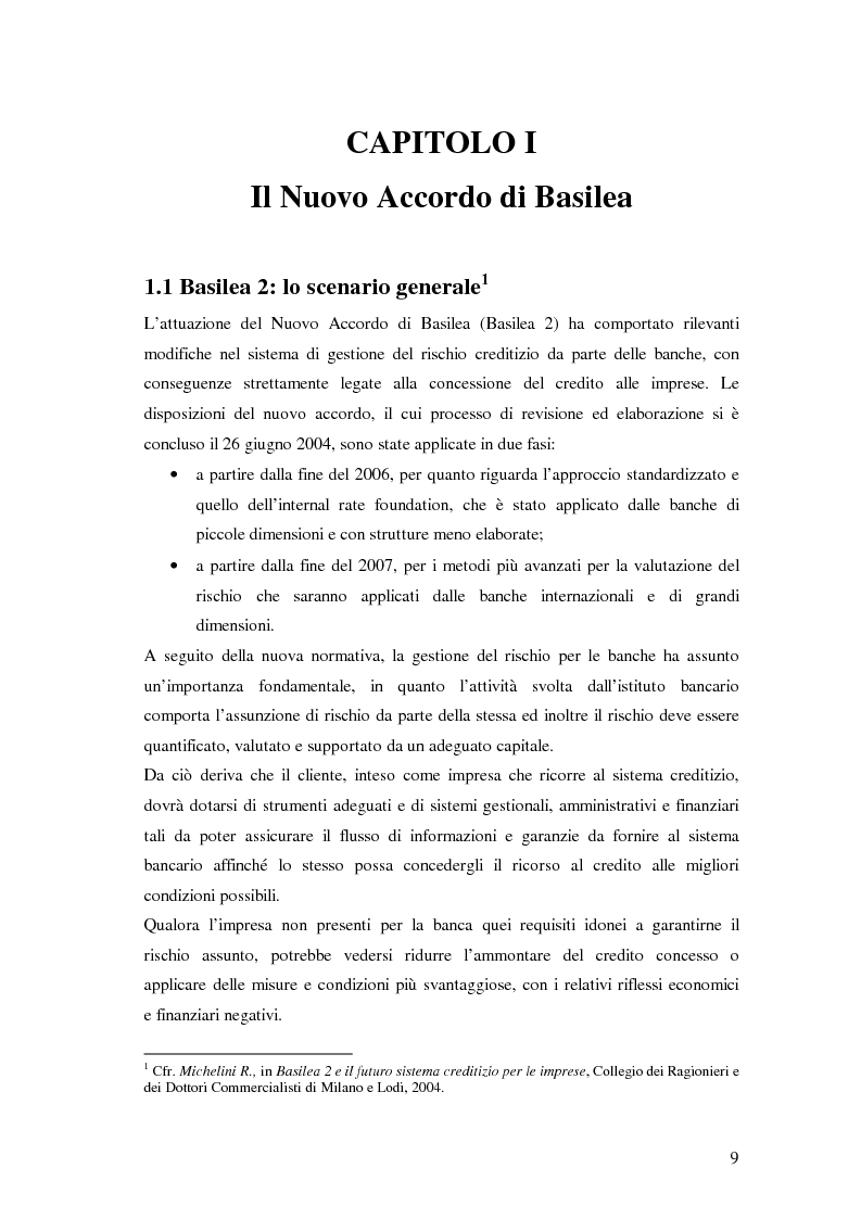 Anteprima della tesi: L'accesso al credito per le imprese assicurate, Pagina 5