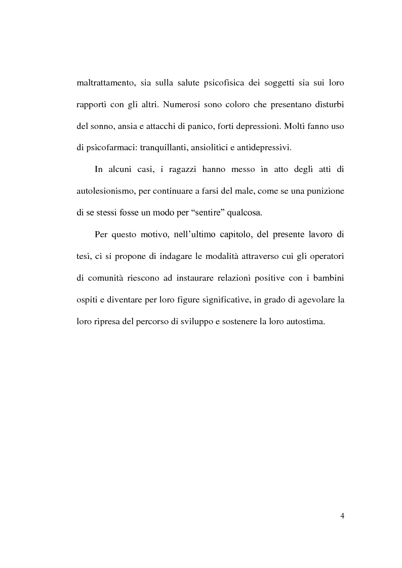 Anteprima della tesi: Maltrattamento e abuso sui minori, Pagina 4