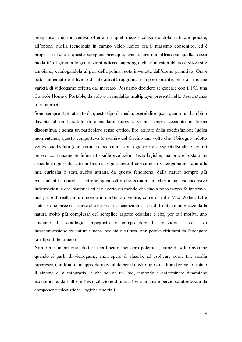 Anteprima della tesi: Il consumo femminile di videogame. Analisi di esperienze videoludiche di un gruppo di videogiocatrici venete., Pagina 2