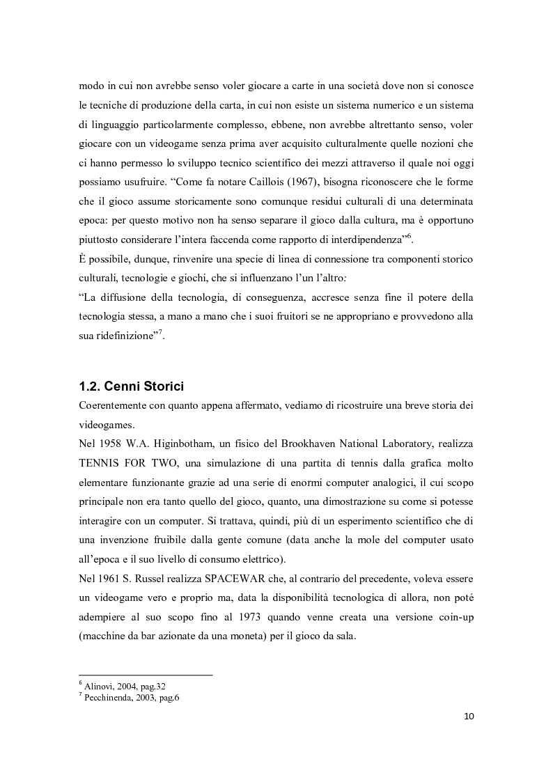 Anteprima della tesi: Il consumo femminile di videogame. Analisi di esperienze videoludiche di un gruppo di videogiocatrici venete., Pagina 8
