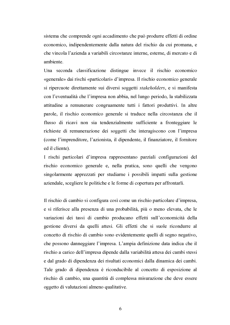 Anteprima della tesi: Il rischio di cambio: strumenti di gestione e hedge accounting, Pagina 2