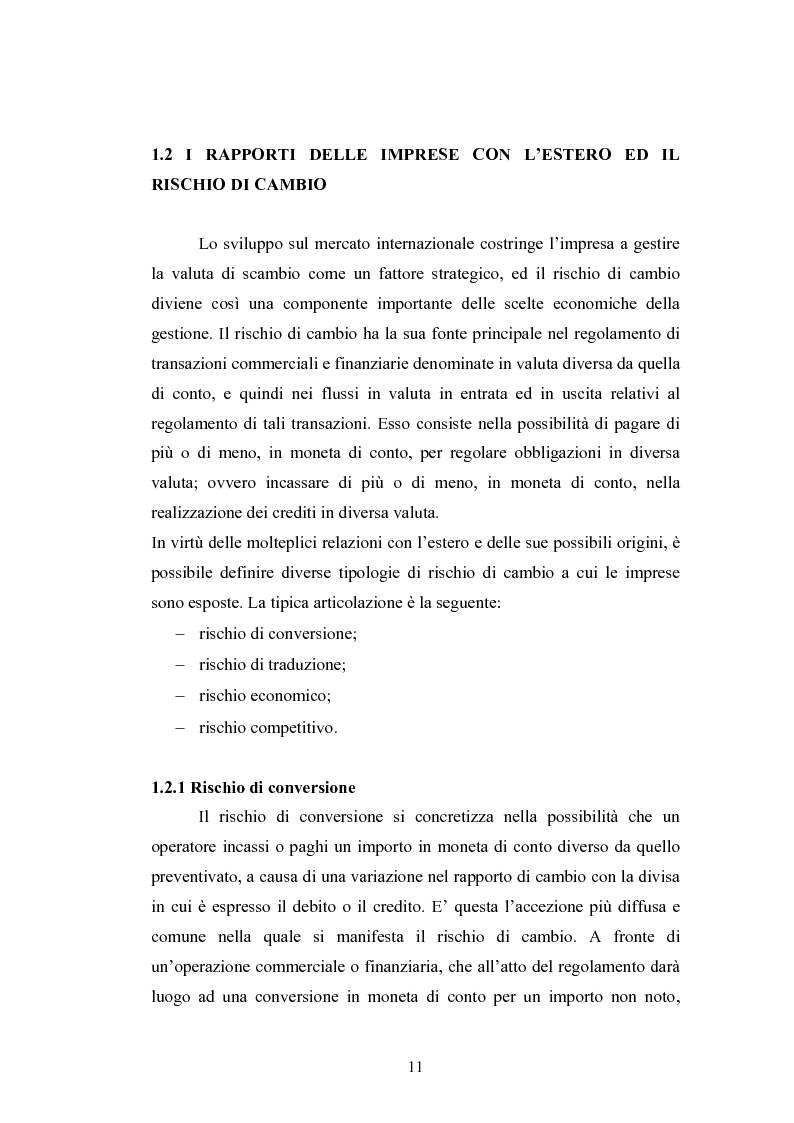 Anteprima della tesi: Il rischio di cambio: strumenti di gestione e hedge accounting, Pagina 7
