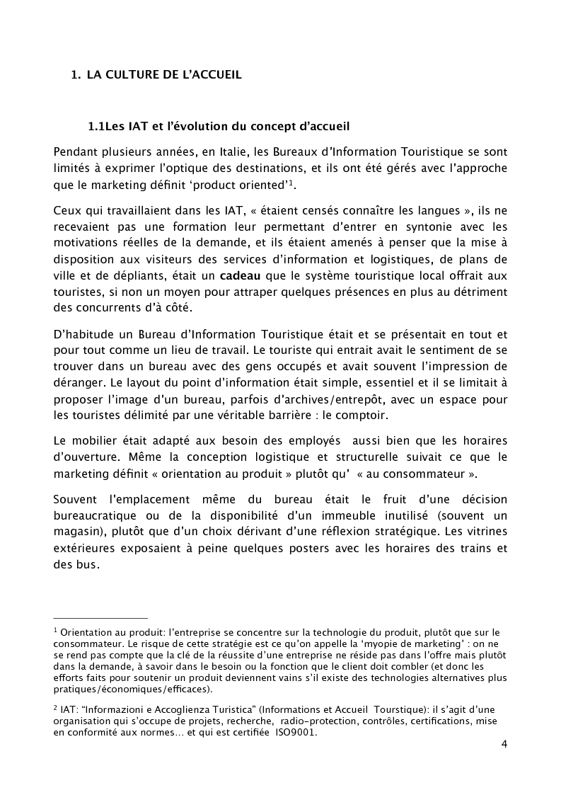 Anteprima della tesi: L'accueil du client au sein d'un grand établissement hôtelier : le cas du "Cristal Palace Hotel", Pagina 2
