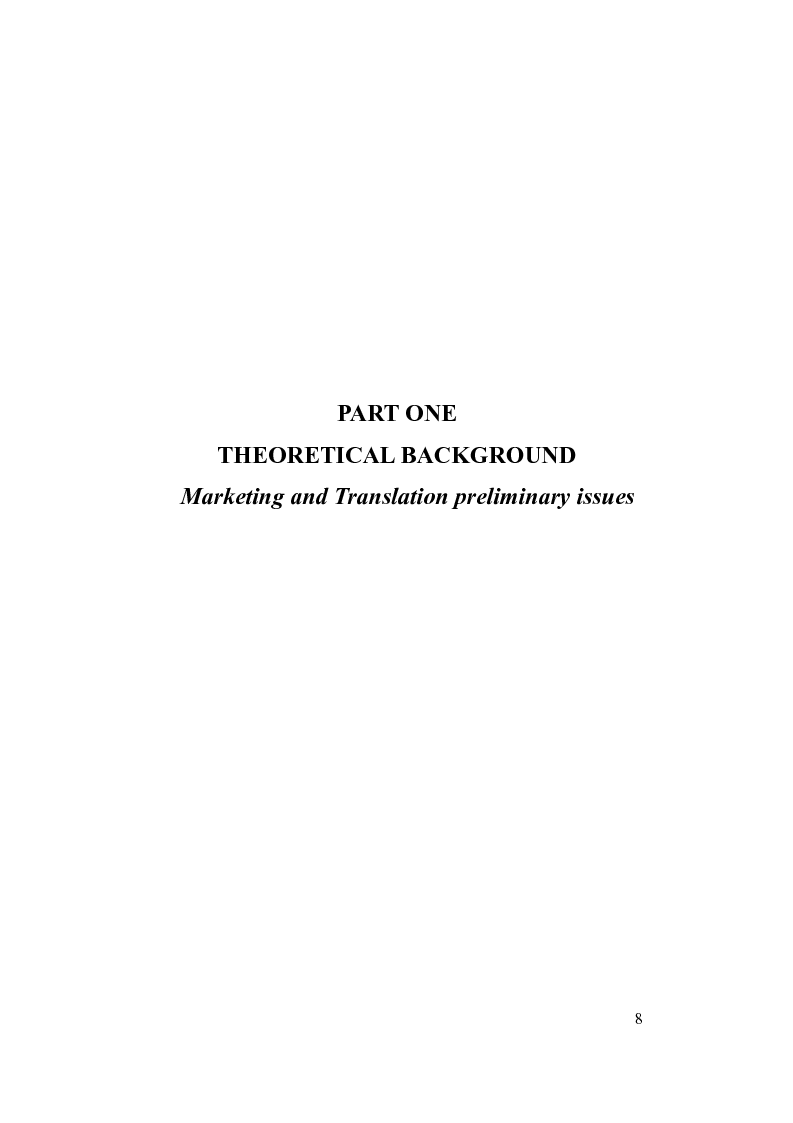 Anteprima della tesi: Language functions and intercultural translation in the world of advertising: the case of wine marketing, Pagina 4