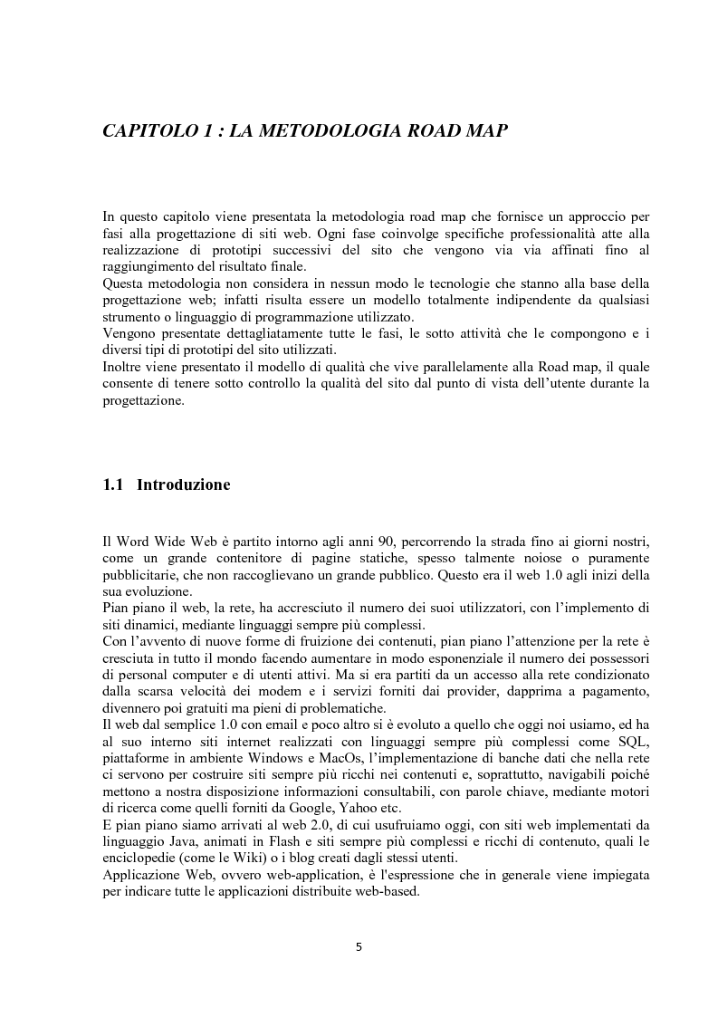 Anteprima della tesi: Sviluppo siti web: verifica e convalida, Pagina 2