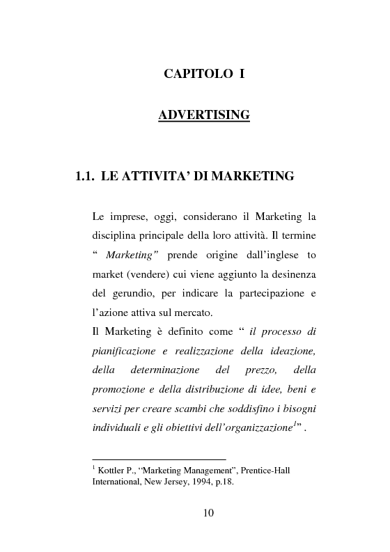 Anteprima della tesi: La strategia di Product Placement al cinema, Pagina 7