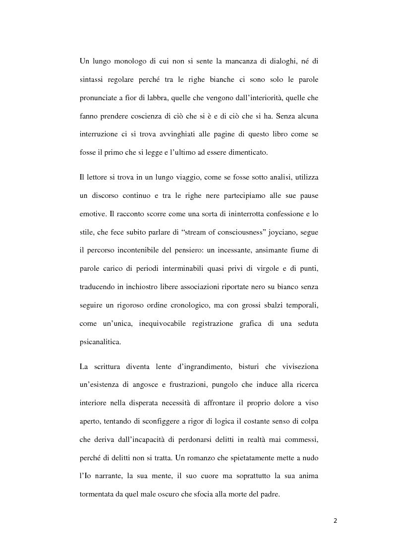 Anteprima della tesi: ''Il Male Oscuro'' di Giuseppe Berto, Pagina 2
