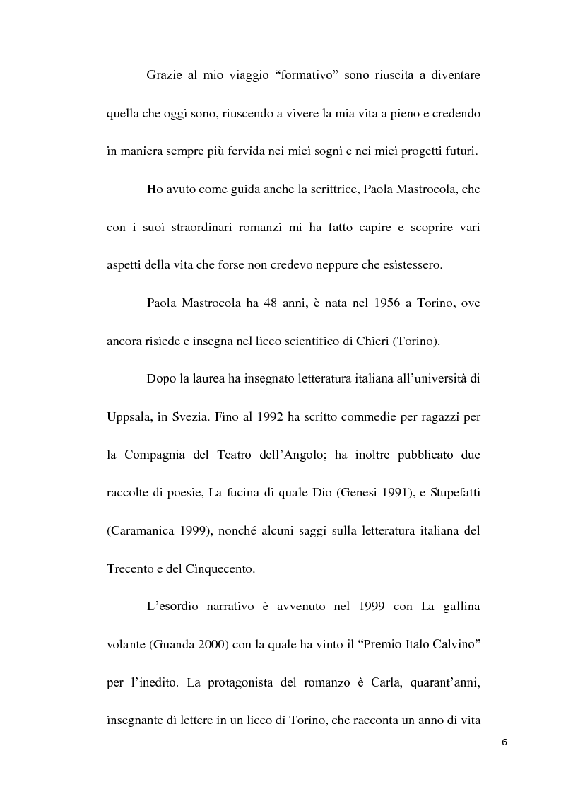Anteprima della tesi: Scuola e società oggi nei romanzi di Paola Mastrocola, Pagina 3