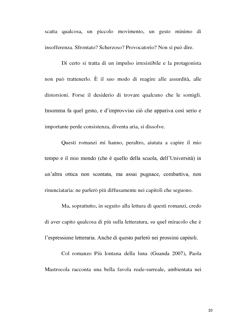 Anteprima della tesi: Scuola e società oggi nei romanzi di Paola Mastrocola, Pagina 7