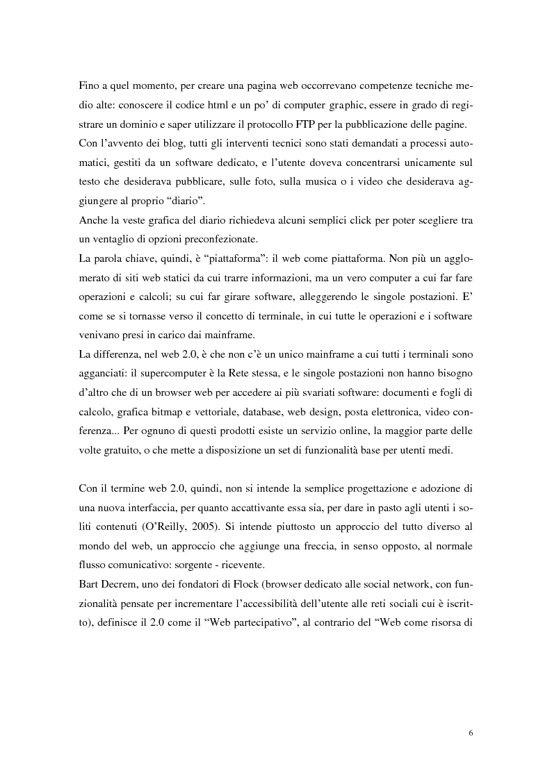 Anteprima della tesi: Strumenti Web 2.0 a supporto della didattica: un caso studio, Pagina 4