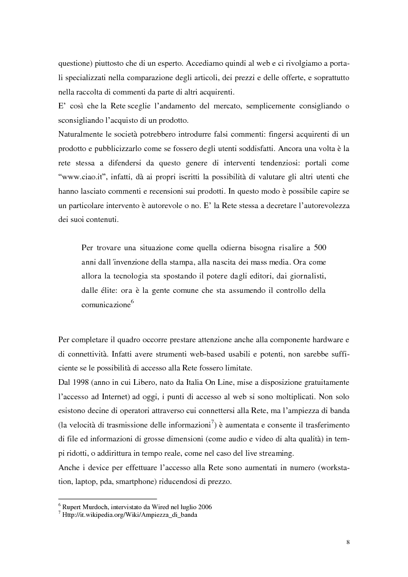Anteprima della tesi: Strumenti Web 2.0 a supporto della didattica: un caso studio, Pagina 6