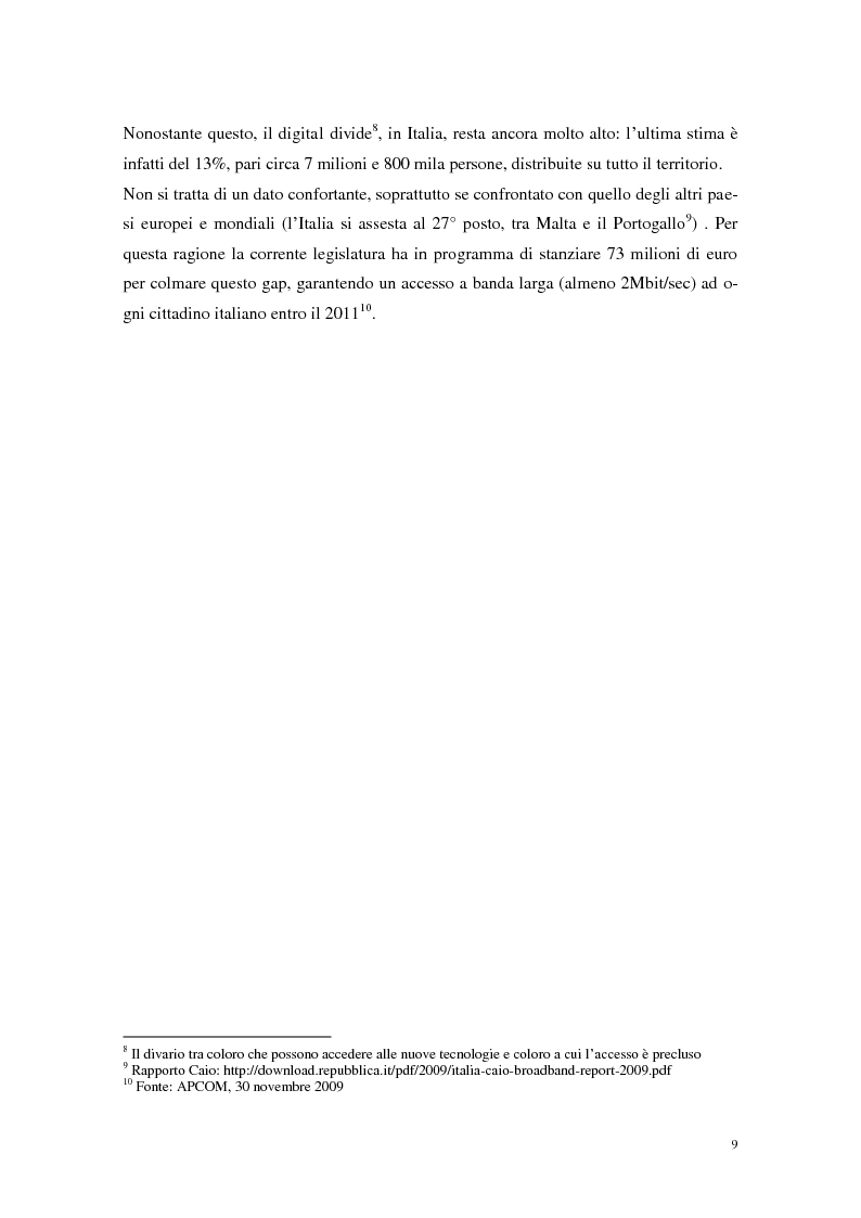 Anteprima della tesi: Strumenti Web 2.0 a supporto della didattica: un caso studio, Pagina 7
