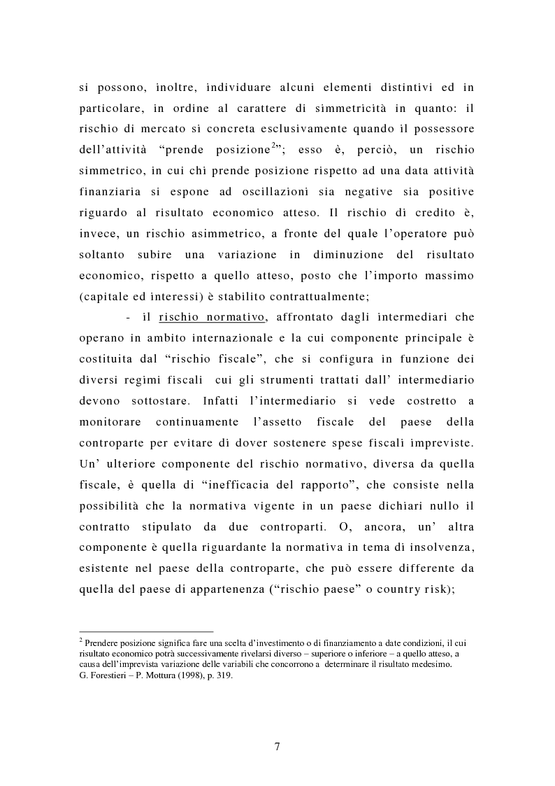 Anteprima della tesi: Alcune tipologie di derivati creditizi per la gestione del rischio di credito, Pagina 3