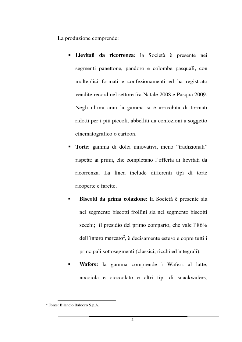 Anteprima della tesi: Impatto dei volumi di vendita sulla distribuzione aziendale: il caso Balocco S.p.A., Pagina 7