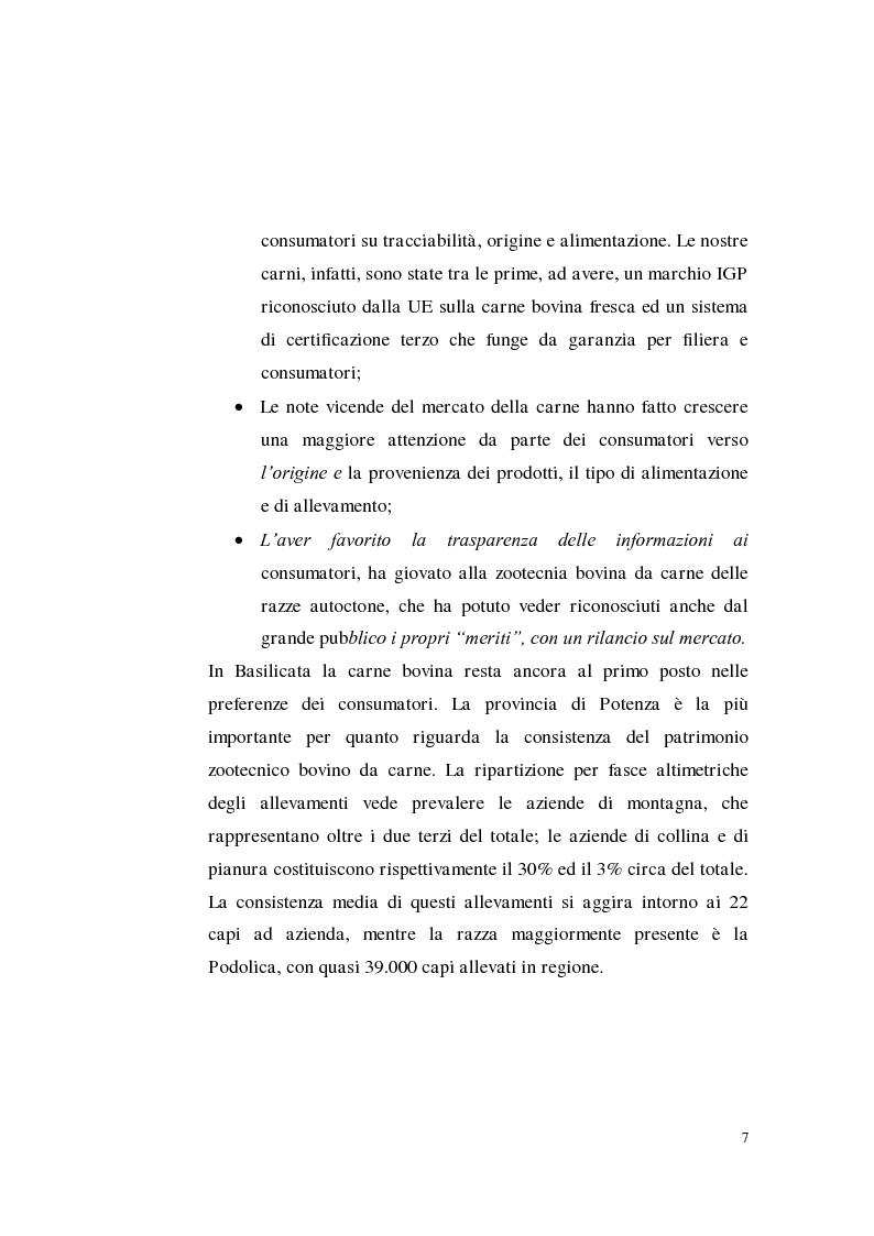 Anteprima della tesi: Sostenibilità zootecnica in ordinamenti produttivi del Mezzogiorno continentale: Podolica e Marchigiana, Pagina 2