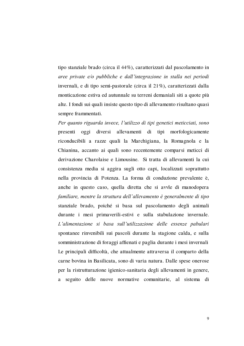 Anteprima della tesi: Sostenibilità zootecnica in ordinamenti produttivi del Mezzogiorno continentale: Podolica e Marchigiana, Pagina 4