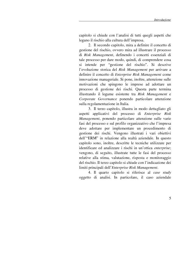 Anteprima della tesi: Enterprise Risk Management: il caso Gruppo Telecom Italia, Pagina 5