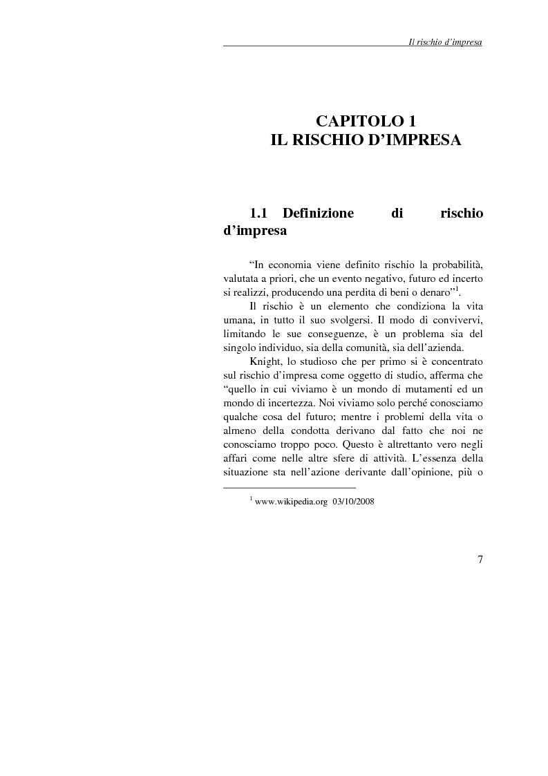 Anteprima della tesi: Enterprise Risk Management: il caso Gruppo Telecom Italia, Pagina 7