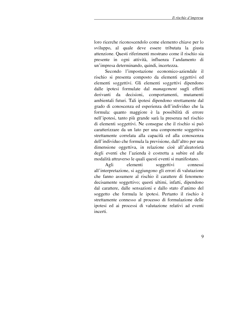 Anteprima della tesi: Enterprise Risk Management: il caso Gruppo Telecom Italia, Pagina 9