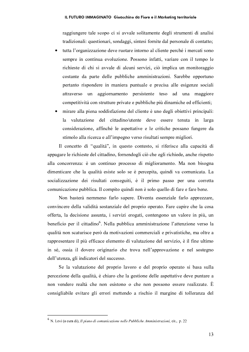 Anteprima della tesi: Il futuro immaginato - Gioacchino da Fiore e il marketing territoriale, Pagina 9